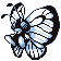 Butterfree Normale Fronte ♂