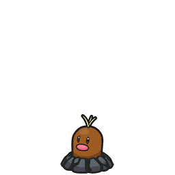 Diglett(Forma di Alola) Normale Fronte