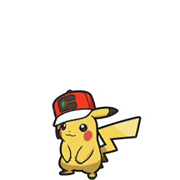 Pikachu(Gorra Trotamundos) Normal Frente