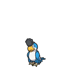 Squawkabilly-Blue-Plumage Normal Front