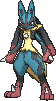 Lucario(Mega-Lucario) Normal Frente