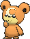 Teddiursa Normal Frente