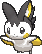 Emolga Normal Vorderseite