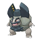 Golem(Forma di Alola) Normale Fronte